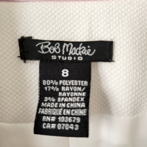 Bob Mackie White Blazer size 8 - Picture 2 of 7